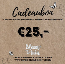 Afbeelding in Gallery-weergave laden, Cadeaubon Kwekerij Bloem&Tuin