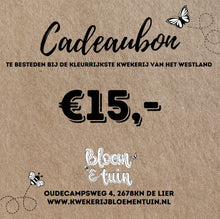 Afbeelding in Gallery-weergave laden, Cadeaubon Kwekerij Bloem&amp;Tuin
